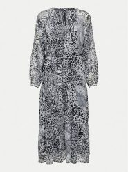 ONLY Sukienka codzienna Ria 15329223 Szary Regular Fit. Szare sukienki damskie ONLY, na co dzień, l, bez wzorów, z syntetyku, bez kołnierzyka, bez ramiączek, proste. Za 99.99 zł.