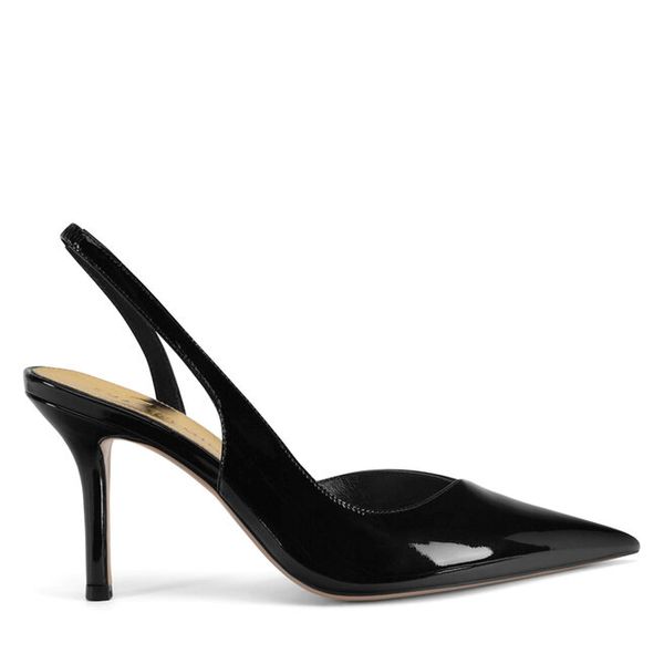 Szpilki Eva Minge. Czarne sandały damskie Eva Minge, bez wzorów, bez obcasa, na szpilce, bez zapięcia. Za 429.99 zł.