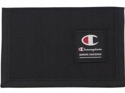 Portfel Champion Wallet. Czarne portfele męskie Champion, bez wzorów, z materiału. Za 49.00 zł.