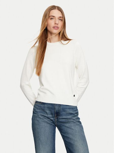 U.S. Polo Assn. Sweter WUP0394 Écru Regular Fit. Swetry nierozpinane damskie U.S. Polo Assn., s, bez wzorów, z syntetyku, bez kołnierzyka, bez ramiączek. Za 179.99 zł.