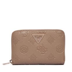 Portfel Guess. Brązowe portfele damskie Guess. Za 219.99 zł.