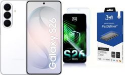 Smartfon Samsung Galaxy S26 5G 12/512GB Biały (SM-S942BZWHEUE) + FlexibleGlass. Białe smartfony SAMSUNG. Za 3,721.00 zł.