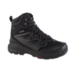 Buty trekkingowe męskie Helly Hansen Traverse Hiking Boots. Czarne buty zimowe męskie Helly Hansen, bez wzorów, z materiału, za kostkę, bez obcasa, bez zapięcia. W wyprzedaży za 749.75 zł.