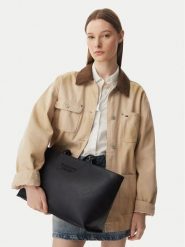 Tommy Jeans Torebka Tjw Must Tote AW0AW18772 Czarny. Czarne shopperki damskie Tommy Jeans, bez wzorów, z jeansu, bez dodatków. Za 409.99 zł.
