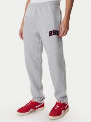 Reebok Spodnie dresowe Bermingham RK25555CCM Szary Relaxed Fit. Szare spodnie sportowe męskie Reebok, m, bez wzorów, z dresówki. Za 219.99 zł.