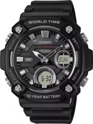 Zegarek Casio Zegarek męski Casio AEQ-120W-1AVEF. Zegarki męskie Casio, bez wzorów. Za 231.99 zł.