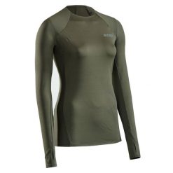 Koszulka sportowa z długim rękawem CEP Reflective damska. Zielone koszulki sportowe damskie CEP, xs, bez wzorów, bez ramiączek, do biegania. Za 299.00 zł.