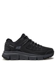 Skechers Trekkingi Summits At 237620 Czarny. Czarne buty zimowe męskie Skechers, bez wzorów, ze skóry, bez obcasa, bez zapięcia. Za 219.99 zł.