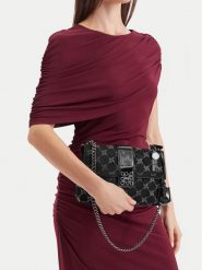 Nine West Torebka EO-CITY LUXE-TK25739 Czarny. Czarne torebki do ręki damskie Nine West, bez wzorów, z materiału, bez dodatków. Za 329.99 zł.
