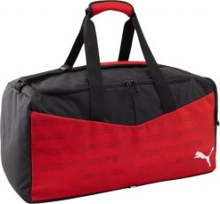 Torba podróżna Puma individualRISE Medium. Czerwone torby podróżne damskie Puma, bez wzorów, z materiału, na ramię. Za 141.99 zł.