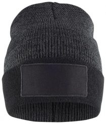 Clique Hubert Patch Reflective czapka dziana z akrylu z naszywką bawełnianą. Szare czapki damskie CLIQUE, z aplikacjami, z bawełny. Za 111.38 zł.