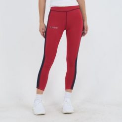 Damskie Legginsy Biegowe Stretch Kluczowe Cechy Model. Fioletowe legginsy damskie ELPLAYER, bez wzorów, z bawełny. Za 64.00 zł.