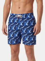 Napapijri Szorty kąpielowe V-Elior NP0A4GBS Granatowy Relaxed Fit. Niebieskie kąpielówki męskie Napapijri, l, bez wzorów, z syntetyku. Za 339.99 zł.