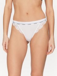 Guess Figi brazylijskie O4YE00 PZ01C Biały. Białe majtki damskie Guess, z syntetyku. Za 69.99 zł.