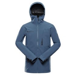 Kurtka męska trekkingowa wodoodporna 15.000 Alpine Pro Zarr 2. Niebieskie kurtki męskie Alpine Pro, m, bez wzorów, sportowe, bez kaptura. W wyprzedaży za 939.00 zł.