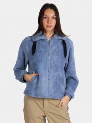 Sweter Damski Luhta Iissalo. Niebieskie swetry nierozpinane damskie Luhta, na jesień, l, bez wzorów, z materiału, sportowe, bez kołnierzyka, bez ramiączek. Za 449.00 zł.