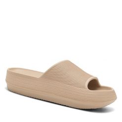 Klapki MEXX. Brązowe klapki damskie Mexx, bez wzorów, bez obcasa, bez zapięcia. Za 69.99 zł.