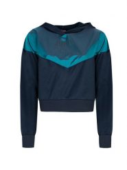 Juicy Couture Bluza | JWTKT179501 | Pullover | Kobieta | Granatowy. Niebieskie bluzy damskie Juicy Couture, l, bez wzorów, z poliesteru, bez ramiączek. W wyprzedaży za 199.00 zł.
