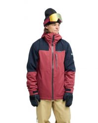 Kurtka śniegowa techniczna dla Mężczyzn FOREVER STRETCH 20K Czerwony. Czerwone kurtki sportowe męskie Quiksilver, m, bez wzorów, z materiału, bez kaptura, narciarskie. Za 1,379.99 zł.