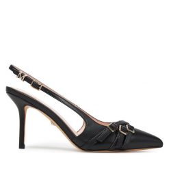 Szpilki Marciano Guess. Czarne szpilki damskie Marciano Guess, z aplikacjami, bez obcasa, na szpilce, bez zapięcia. Za 599.99 zł.