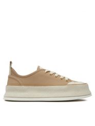 Max Mara Trampki Prefallsneaker 2424766011 Beżowy. Brązowe trampki i tenisówki damskie Max Mara, bez wzorów, ze skóry, bez zapięcia. Za 1,349.00 zł.
