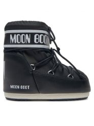 Moon Boot Śniegowce 80D1409340 Czarny. Czarne buty zimowe męskie Moon Boot, bez wzorów, ze skóry, bez obcasa, bez zapięcia. Za 759.00 zł.