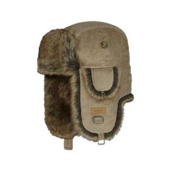 Czapka Barts Rib Bomber. Brązowe czapki damskie Barts, na zimę, bez wzorów. Za 229.00 zł.