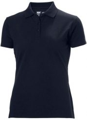 Helly Hansen Women's T-shirt HELLY HANSEN Manchester Polo, blue XL. Niebieskie t-shirty damskie Helly Hansen, s, bez wzorów, bez kołnierzyka, bez ramiączek. Za 111.93 zł.
