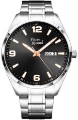 Zegarek męski Pierre Ricaud P91107.51R7Q srebrny. Szare zegarki męskie Pierre Ricaud, bez wzorów, srebrne. Za 380.00 zł.