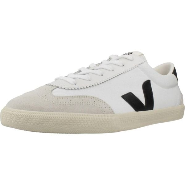 Buty VEJA VOLLEY CANVAS Biały. Białe buty zimowe męskie Veja, bez wzorów, ze skóry, bez obcasa, bez zapięcia. Za 572.30 zł.