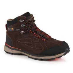 Buty trekkingowe męskie Regatta Samaris wodoodporne. Brązowe buty zimowe męskie Regatta, bez wzorów, bez obcasa, bez zapięcia. Za 312.00 zł.