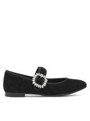 Sergio Bardi Baleriny RST-D1063-01SB Czarny. Czarne balerinki damskie Sergio Bardi, bez wzorów, ze skóry, bez obcasa, bez zapięcia. Za 249.99 zł.