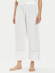 Emporio Armani Underwear Spodnie piżamowe 164834 4R244 92810 Biały Relaxed Fit. Białe piżamy damskie Emporio Armani Underwear, bez wzorów, z bawełny, bez ramiączek. Za 339.99 zł.