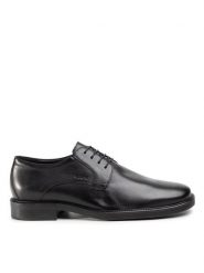 Geox Półbuty U Brandolf B U024VB 00043 C9999 Czarny. Czarne buty wizytowe męskie Geox, bez wzorów, ze skóry, bez obcasa, bez zapięcia. Za 309.99 zł.
