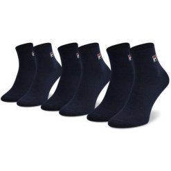 Fila Quarter Skarpety 6-pack Unisex Granatowe 43-46. Niebieskie skarpetki damskie Fila, bez wzorów. Za 164.99 zł.