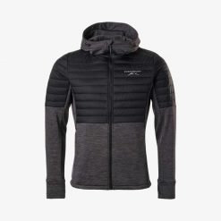 Kurtka outdoor turystyka męska Swedemount Lofoten Hybrid Jacket II wodoodporny. Szare kurtki męskie SWEDEMOUNT, m, bez wzorów, z materiału, bez kaptura. Za 249.99 zł.