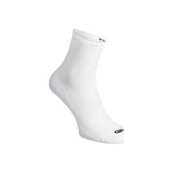 Skarpety do biegania CONFORT x2. Białe skarpetki damskie KALENJI, bez wzorów, z elastanu. Za 14.99 zł.