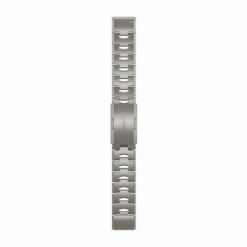 Pasek do zegarka Garmin Quickfit 2. Szare zegarki damskie Garmin, ze skóry, metalowe. W wyprzedaży za 896.00 zł.