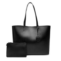 Torebka Kurt Geiger. Czarne shopperki damskie Kurt Geiger, bez wzorów, bez dodatków. Za 1,039.00 zł.