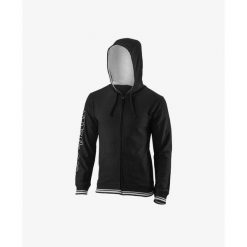 Bluza tenisowa męska Wilson Team II FZ Hoody. Białe bluzy sportowe męskie Wilson, m, bez wzorów, z bawełny, z kapturem, tenisowe. Za 229.00 zł.