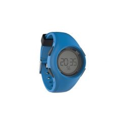 Zegarek do biegania W200 M. Niebieskie zegarki męskie KALENJI, bez wzorów. Za 39.99 zł.