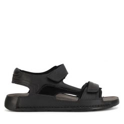Sandały Go Soft. Czarne sandały męskie GO SOFT, bez wzorów, bez zapięcia. Za 159.99 zł.