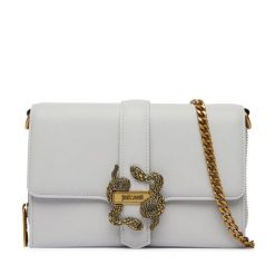 Torebka Just Cavalli. Szare torebki do ręki damskie Just Cavalli, bez wzorów, bez dodatków. Za 660.99 zł.