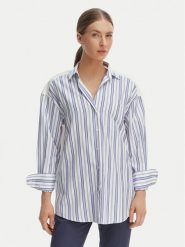 Weekend Max Mara Koszula Tessile 2615111012 Niebieski Regular Fit. Niebieskie koszule damskie Weekend Max Mara, bez wzorów, z bawełny, bez kołnierzyka, bez ramiączek. Za 1,369.00 zł.