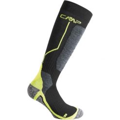 Skarpety narciarskie CMP SKI SOCK WOOL wełniane ocieplane antybakteryjne. Czarne skarpetki damskie CMP, bez wzorów, z elastanu. Za 127.00 zł.