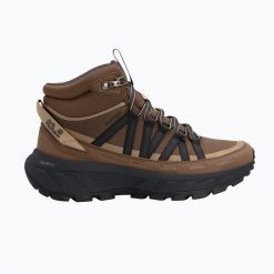 Buty turystyczne damskie Jack Wolfskin Wild Hike Texapore Mid. Brązowe obuwie trekkingowe damskie Jack Wolfskin, z gumy, przed kolano, bez zapięcia. Za 659.99 zł.