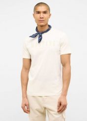 Męski T-Shirt Mustang Style Austin Whisper White 1016480 2013. Białe t-shirty męskie Mustang, m, bez wzorów, bez kołnierzyka, bez ramiączek. Za 79.99 zł.