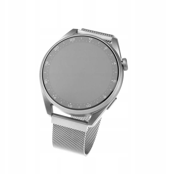 Fixed | Mesh Strap with Quick Release 22mm for Smartwatch | Silver. Szare zegarki smartwatch Fixed, bez wzorów, z meshu. Za 63.00 zł.