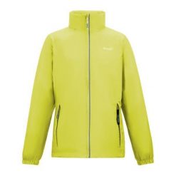 Kurtka Wodoodporna Damska Corinne IV. Żółte kurtki sportowe damskie Regatta, na wiosnę, bez wzorów, bez ramiączek, bez kaptura, trekkingowe. Za 219.99 zł.