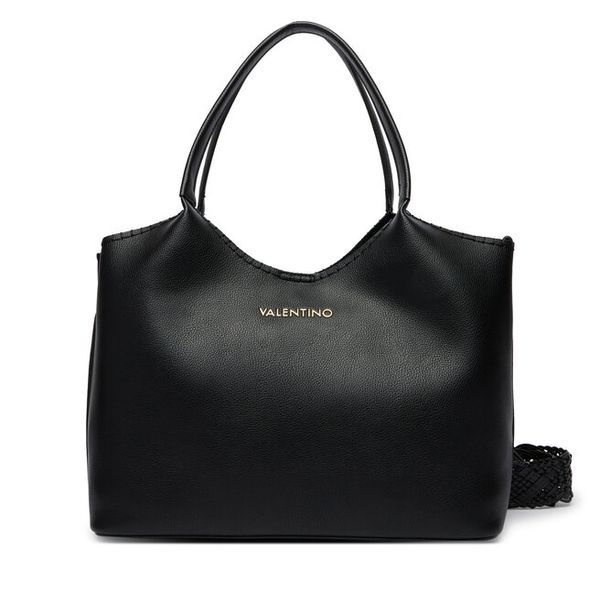 Torebka Valentino. Czarne shopperki damskie Valentino, bez wzorów, bez dodatków. Za 474.99 zł.